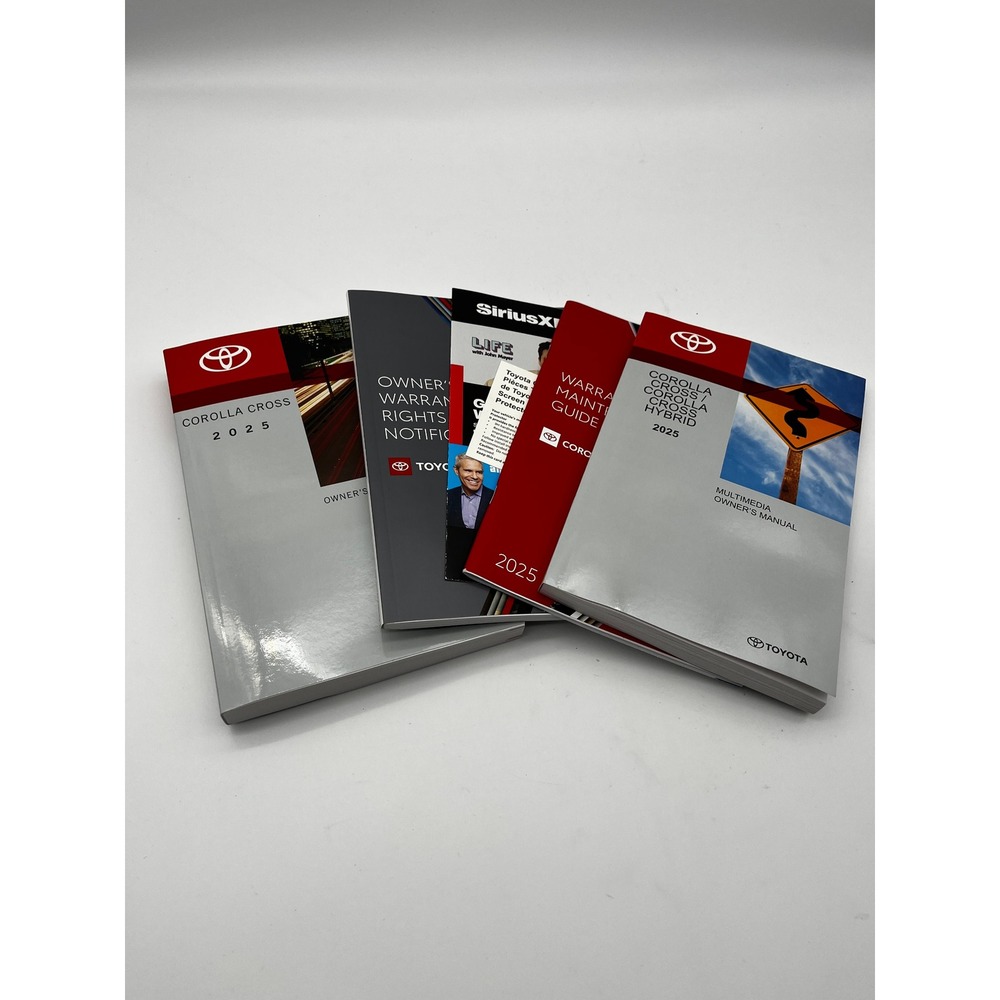 Toyota‎ Owners Manual 2025 Corolla Cross Set